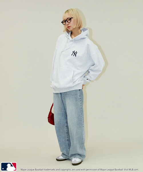 セール】MLB/メジャーリーグベースボール 別注 SWEAT CIRCLE LOGO