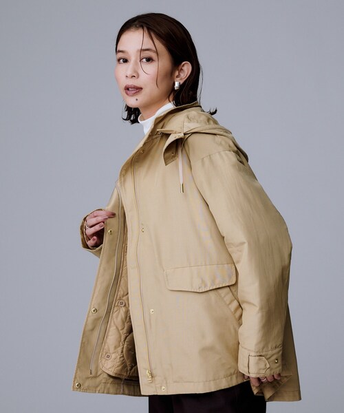 セール】【キルトライナー付／アウトドア】3WAYマウンテンパーカー