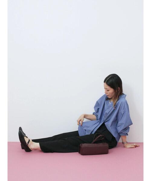 Samansa Mos2 blue(サマンサモスモスブルー)の「Vカットメリージェーン(ドレスシューズ・レディース・ブラック/モカ/シルバー・M/L)」の22枚目の写真