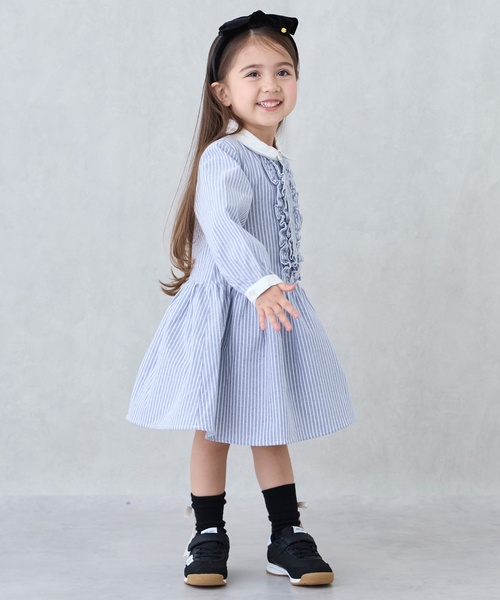 petit main(プティマイン)の「【POLO BCS】シャツワンピース(シャツワンピース・キッズ・ネイビー/ブルー/レッド・80cm/120cm/100cm/110cm/90cm/130cm)」の17枚目の写真