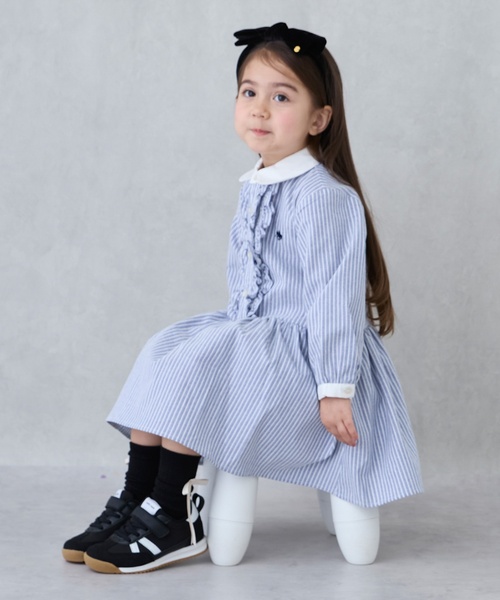 petit main(プティマイン)の「【POLO BCS】シャツワンピース(シャツワンピース・キッズ・ネイビー/ブルー/レッド・80cm/120cm/100cm/110cm/90cm/130cm)」の19枚目の写真