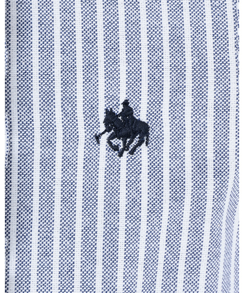 petit main(プティマイン)の「【POLO BCS】シャツワンピース(シャツワンピース・キッズ・ネイビー/ブルー/レッド・80cm/120cm/100cm/110cm/90cm/130cm)」の8枚目の写真