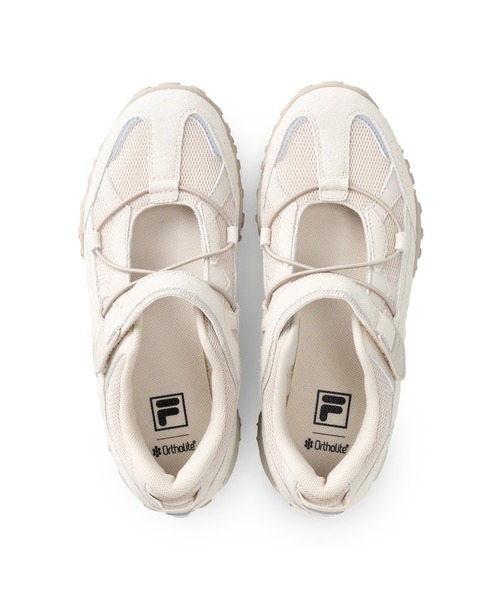 FILA(フィラ)の「FILA/フィラ レディース スニーカー 韓国 メリージェーン 薄底 FILA ECHAPPE VC v2 LX エシャッペ 1XM02368001/1XM02368925(スニーカー・レディース・ブラック/ベージュ・24.0cm/25.0cm/23.5cm/24.5cm/23.0cm)」の12枚目の写真