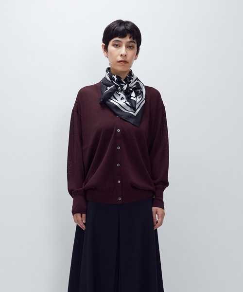 1er Arrondissement(プルミエアロンディスモン)の「アセテートウールカーディガン(ニット/セーター・レディース・ブラウン系その他5/イエロー系その他6/ブラック系その他3・FREE)」の1枚目の写真
