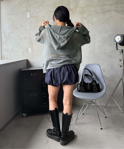 スターシアーフードニット（ニット/セーター）｜sedacle（セダクル）の