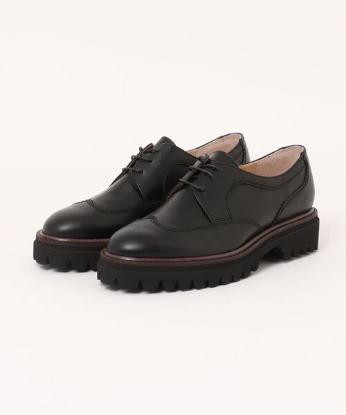 tsumori chisato WALK(ツモリチサトウォーク)の「ウィングチップレースアップシューズ(ドレスシューズ・レディース・ブラック系その他/ブラック・22.5cm/23.5cm/24.0cm/24.5cm/23.0cm)」の1枚目の写真