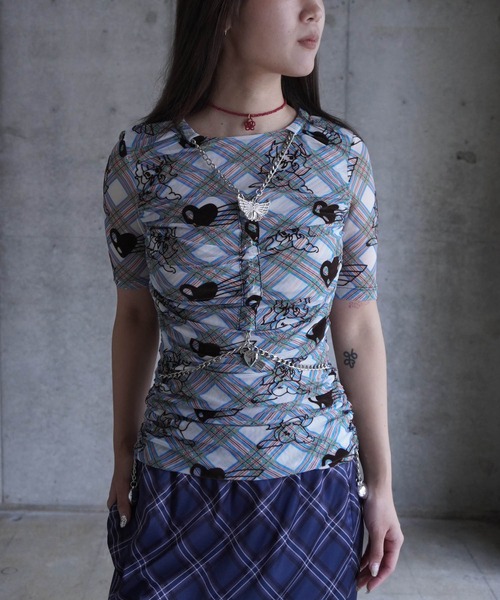 セール】SONICSCAPE MESH TOP（Tシャツ/カットソー）｜Chopova Lowena