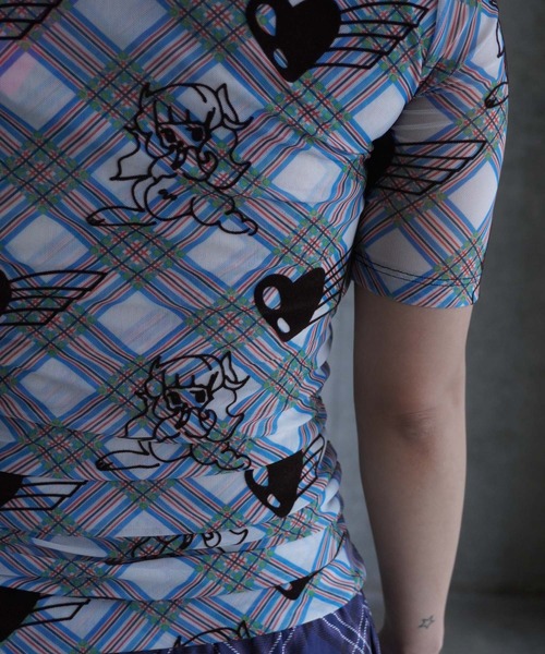 セール】SONICSCAPE MESH TOP（Tシャツ/カットソー）｜Chopova Lowena