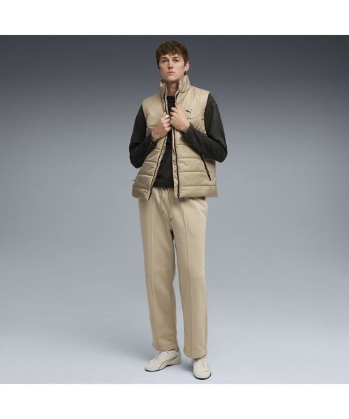 PUMA(プーマ)の「PUMA プーマ メンズ プーマ クラス リラックス スウェットパンツ 裏起毛(その他パンツ・メンズ・ダークグリーン/グレイッシュベージュ・X-SMALL/LARGE/X-LARGE/SMALL/MEDIUM)」の4枚目の写真