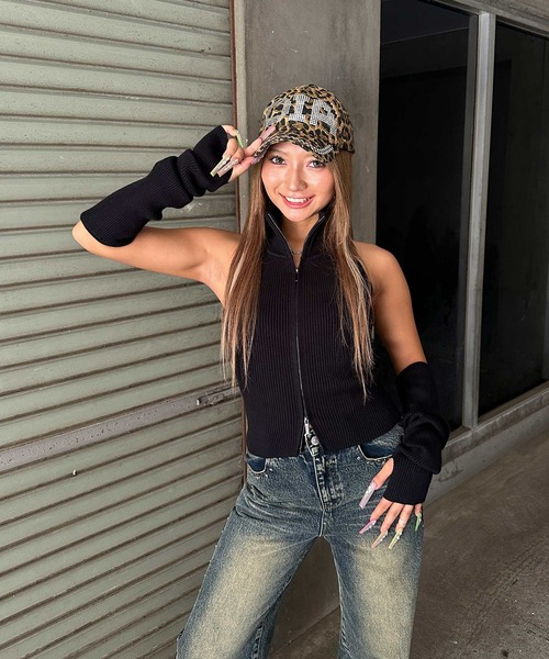 d.i.a アームウォーマー d.i.a d.i.a. ギャル服 Wジップ セールアーム