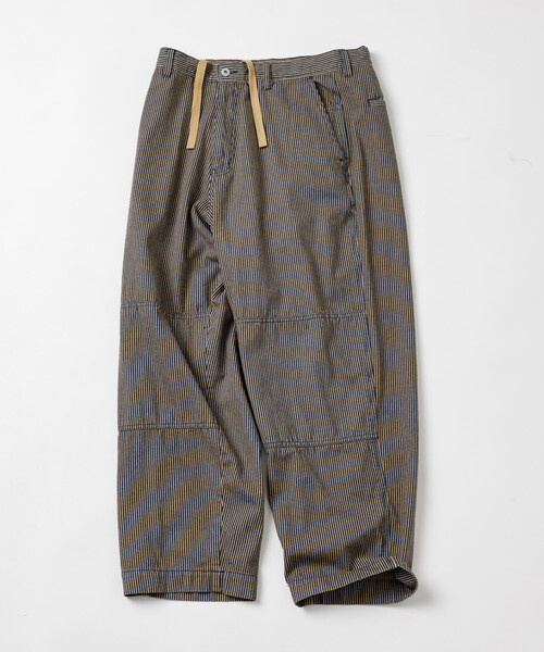 HINSON（ヒンソン）の「HINSON/ヒンソン デニムハンティング ダブルニー ワークパンツ/ワイドテーパード シルエット（デニムパンツ・メンズ・サックスブルー/その他13/ネイビー・LARGE/MEDIUM）」の16枚目の写真