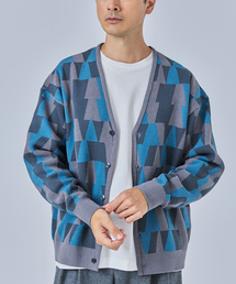 EDIFICE（エディフィス）の「ジャガード シェニール ヤーン V カーディガン（カーディガン/ボレロ・メンズ）」