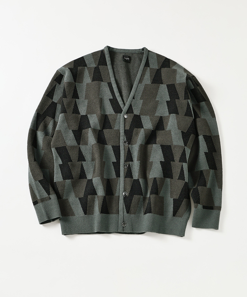 EDIFICE（エディフィス）の「ジャガード シェニール ヤーン V カーディガン（カーディガン/ボレロ・メンズ・ブルー/ネイビー/ブラック・LARGE/MEDIUM）」の21枚目の写真