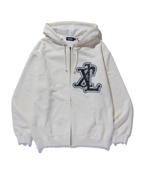 超特急 REAL ジップパーカー タカシ ホワイト XL 新品未開封 XLARGE（エクストララージ）の「PATCHED THERMAL ZIP UP HOODED