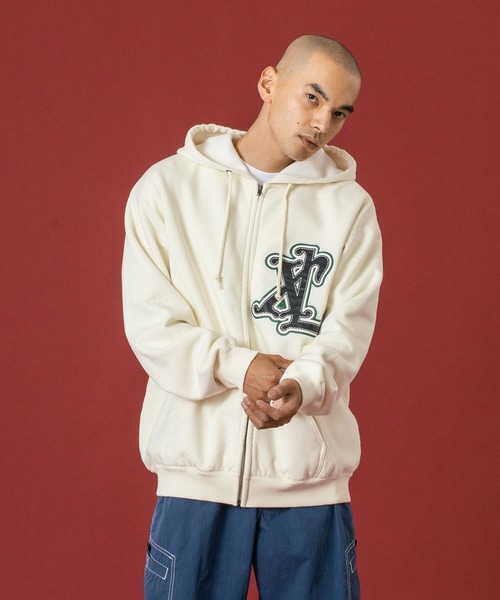 XLARGE（エクストララージ）の「PATCHED THERMAL ZIP UP HOODED