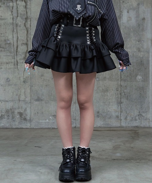 TRAVAS TOKYO/トラバス トーキョー』コルセットティアードスカート