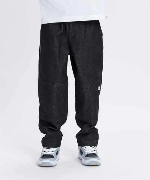 ELEMENT(エレメント)の「ELEMENT キッズ SHOD PANTS STD WKNEE デニムパンツ 【2025年秋冬モデル】/エレメントキッズウエストゴムテーパードデニムパンツ(デニムパンツ・キッズ・ブラック系その他/ボルドー・MEDIUM/LARGE/X-LARGE/SMALL)」の2枚目の写真