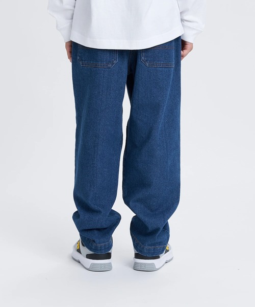 ELEMENT(エレメント)の「ELEMENT キッズ SHOD PANTS STD WKNEE デニムパンツ 【2025年秋冬モデル】/エレメントキッズウエストゴムテーパードデニムパンツ(デニムパンツ・キッズ・ブラック系その他/ボルドー・MEDIUM/LARGE/X-LARGE/SMALL)」の6枚目の写真