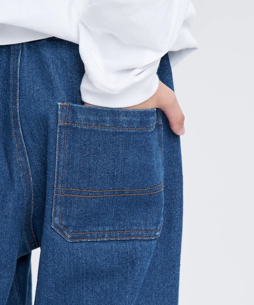 ELEMENT(エレメント)の「ELEMENT キッズ SHOD PANTS STD WKNEE デニムパンツ 【2025年秋冬モデル】/エレメントキッズウエストゴムテーパードデニムパンツ(デニムパンツ・キッズ・ブラック系その他/ボルドー・MEDIUM/LARGE/X-LARGE/SMALL)」の7枚目の写真