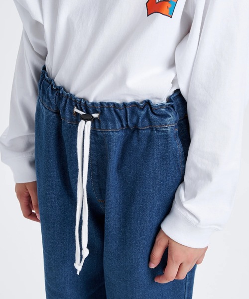 ELEMENT(エレメント)の「ELEMENT キッズ SHOD PANTS STD WKNEE デニムパンツ 【2025年秋冬モデル】/エレメントキッズウエストゴムテーパードデニムパンツ(デニムパンツ・キッズ・ブラック系その他/ボルドー・MEDIUM/LARGE/X-LARGE/SMALL)」の12枚目の写真