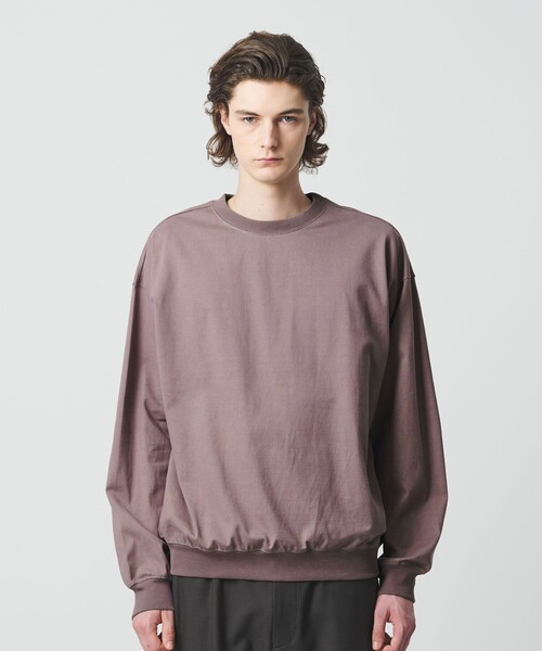 BEAUTY&YOUTH UNITED ARROWS(ビューティーアンドユースユナイテッドアローズ)の「ヘビーガスコットン クルーネック スウェット(スウェット・メンズ・ライトグレー/ライラック/ブラック・L/XL/M/S)」の10枚目の写真