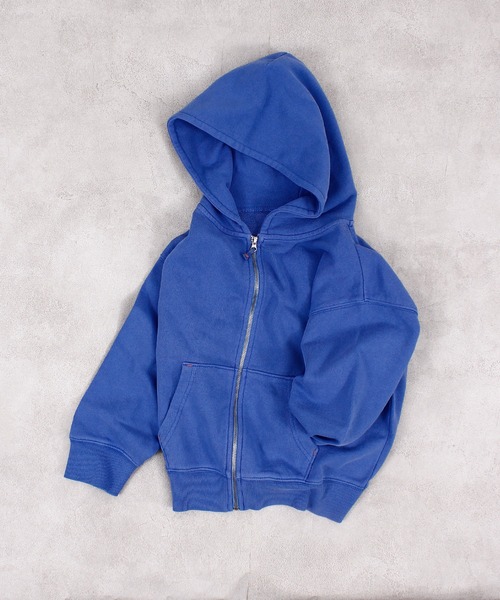 MARKEY'S（マーキーズ）の「ピグメントパーカー（パーカー・キッズ・チャコール/ブルー/ライトピンク・150/140/130/120/110/100/90）」の7枚目の写真