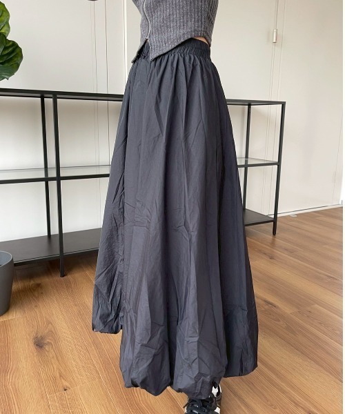 AMAIL（アマイル）の「Balloon Skirt（スカート・レディース・ブラック・FREE）」の3枚目の写真