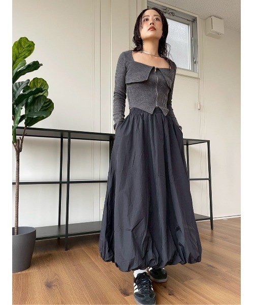 AMAIL（アマイル）の「Balloon Skirt（スカート・レディース・ブラック・FREE）」の5枚目の写真
