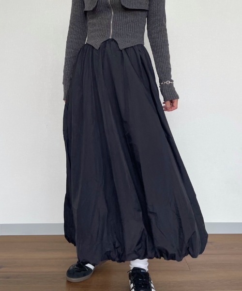 AMAIL（アマイル）の「Balloon Skirt（スカート・レディース・ブラック・FREE）」の7枚目の写真