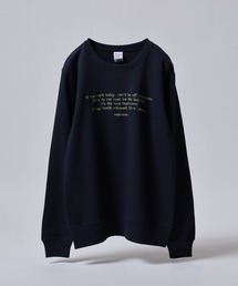 ＆soiree（アンドソワレ）の「&soiree メッセージ刺繍裏毛スウェットクルーネックプルオーバー（スウェット）」