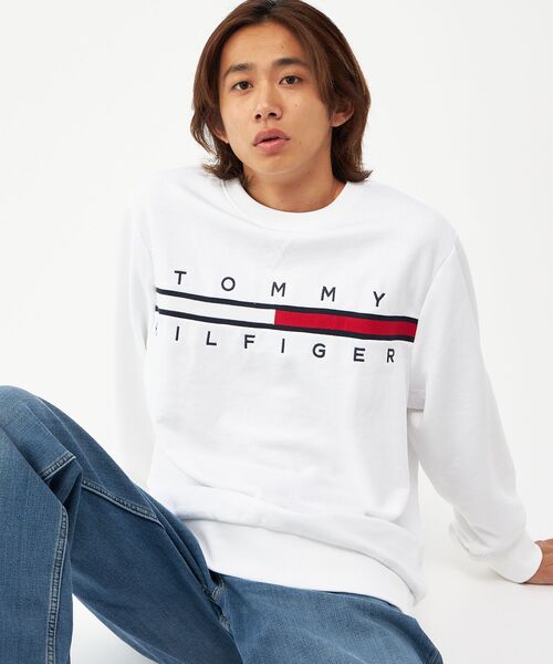 TOMMY HILFIGER(トミーヒルフィガー)の「【オンライン限定】TINOフレンチテリースウェット(スウェット・メンズ・グレー/ネイビー/ホワイト・MEDIUM/SMALL/XX-LARGE/LARGE/X-LARGE/X-SMALL)」の10枚目の写真
