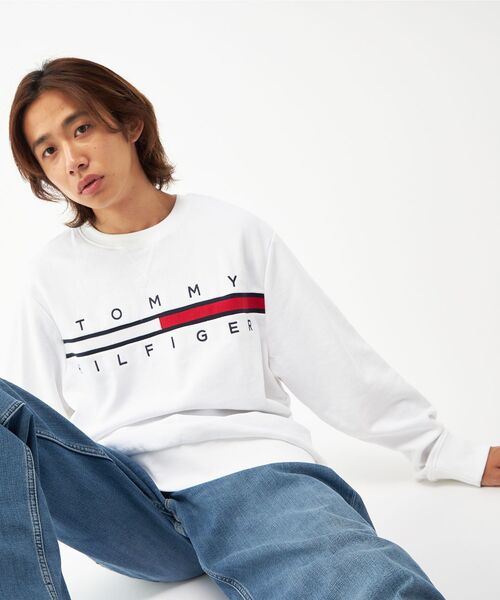 TOMMY HILFIGER(トミーヒルフィガー)の「【オンライン限定】TINOフレンチテリースウェット(スウェット・メンズ・グレー/ネイビー/ホワイト・MEDIUM/SMALL/XX-LARGE/LARGE/X-LARGE/X-SMALL)」の12枚目の写真