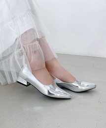 MISCH MASCH（ミッシュマッシュ）の「フレアヒールポインテッドトゥパンプス /45301（パンプス）」