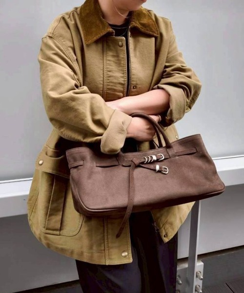 Scrap Book(スクラップブック)の「【MARGE SHERWOOD】GRANDMA BAG_hush nubuck(ショルダーバッグ・レディース・ブラウン・FREE)」の6枚目の写真