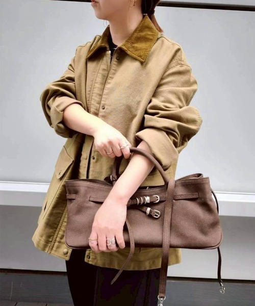 Scrap Book(スクラップブック)の「【MARGE SHERWOOD】GRANDMA BAG_hush nubuck(ショルダーバッグ・レディース・ブラウン・FREE)」の7枚目の写真