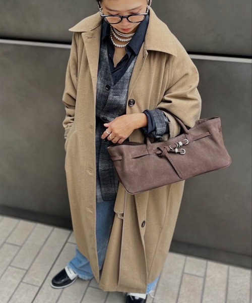 Scrap Book(スクラップブック)の「【MARGE SHERWOOD】GRANDMA BAG_hush nubuck(ショルダーバッグ・レディース・ブラウン・FREE)」の9枚目の写真