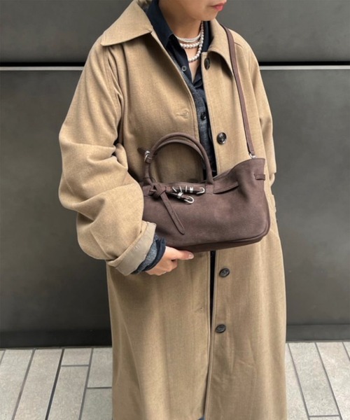 Scrap Book(スクラップブック)の「【MARGE SHERWOOD】GRANDMA BAG_hush nubuck(ショルダーバッグ・レディース・ブラウン・FREE)」の11枚目の写真