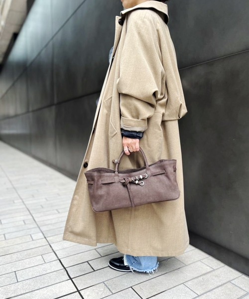 Scrap Book(スクラップブック)の「【MARGE SHERWOOD】GRANDMA BAG_hush nubuck(ショルダーバッグ・レディース・ブラウン・FREE)」の12枚目の写真