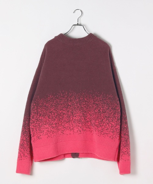 HEREIAM（ヘレイアム）の「【HEREIAM MEN】ユニセックス/グラデーションニットカーディガン（カーディガン/ボレロ・メンズ・ピンク/アイボリー・MEDIUM/LARGE）」の3枚目の写真