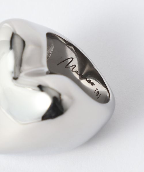 JEANASIS（ジーナシス）の「【MIKU企画】BIG HEART RING/599713（リング・レディース・シルバー・LARGE/MEDIUM）」の8枚目の写真