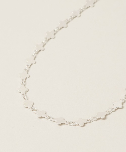 A part by（アパートバイ）の「フラワーチェーンネックレス（ネックレス・レディース・Silver/GOLD ・FREE）」の5枚目の写真