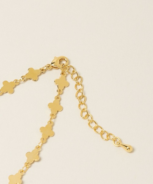 A part by（アパートバイ）の「フラワーチェーンネックレス（ネックレス・レディース・Silver/GOLD ・FREE）」の8枚目の写真