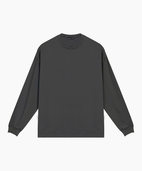 LAD MUSICIAN（ラッドミュージシャン）の「LONG SLEEVE SUPER BIG T-SHIRT（Tシャツ/カットソー・メンズ・ワイン/ブラック/グレー・FREE）」の2枚目の写真