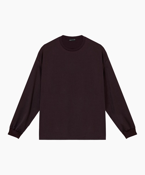 LAD MUSICIAN（ラッドミュージシャン）の「LONG SLEEVE SUPER BIG T-SHIRT（Tシャツ/カットソー・メンズ・ワイン/ブラック/グレー・FREE）」の3枚目の写真