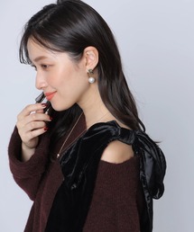 アプワイザーリッシェ　ベロアリボン　ニット ルミネ限定》ベロアリボンゆるニット | ニット | Apuweiser