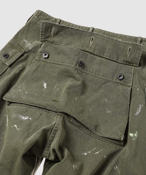 BOW WOW（バウワウ）の「PAINT STAINED USMC P-44 HBT TROUSERS（カーゴパンツ・メンズ・その他・XL/L）」の5枚目の写真