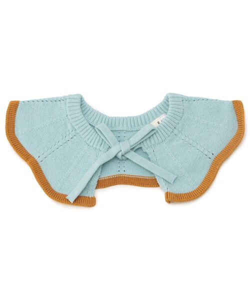 apres les cours(アプレレクール)の「ニットベビーつけ襟(付け襟・キッズ・ミント/ピンク・90)」の10枚目の写真