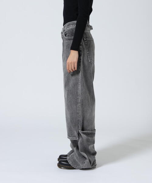 beautiful people/ビューティフルピープル/selvedge denim flip hem