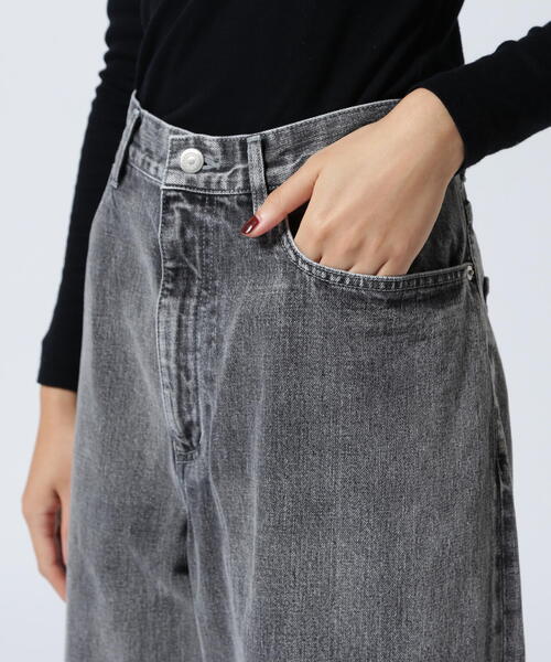 beautiful people（ビューティフルピープル）の「beautiful people/ビューティフルピープル/selvedge denim flip hem pants blk bleach/1545105034（デニムパンツ・レディース・ブラック・38/42）」の13枚目の写真