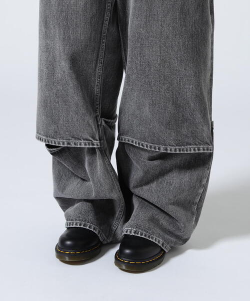 beautiful people/ビューティフルピープル/selvedge denim flip hem